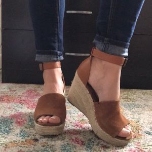 Brown Steve Madden Espadrille Wedges